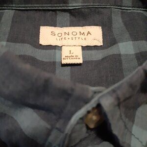 SONOMA lifestyle lrg plaid shirt